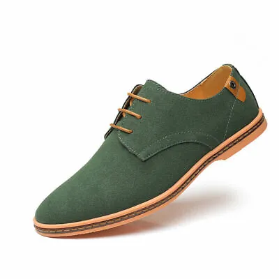 2023 Suede European Style Leather Shoes Men's Oxfords Casual Multi Size Fashion • $26.99