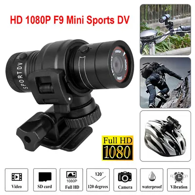 New Full Hd 1080p Motor Bike Motor Cycle Action Helmet Sports Camera Cam Uk • £25.60