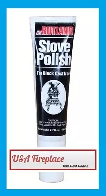 RUTLAND Stove Polish Paste Black 2.3 Oz. FREE USA SHIPPING! #70 • $10.99