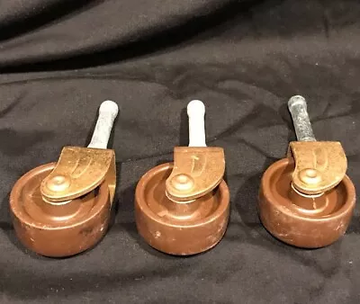 $12.50 • Buy Lot Of 3 Vintage Casters