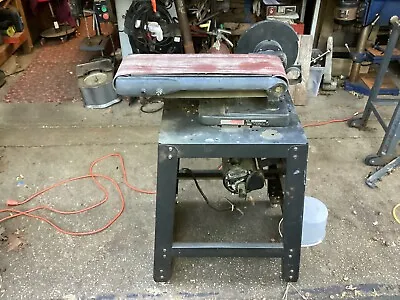 Sears Craftsman 6” X 48” Belt Sander Base Stand Only W/ Motor Mount # 2224 Desc • $75