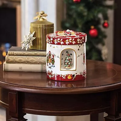 Villeroy & Boch CHRISTMAS TOYS Round Large Gift/Music Box #6632 • $120