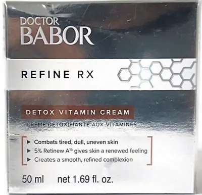 DOCTOR BABOR Refine RX Detox Vitamin Cream 1.69 Oz NEW FREE SHIP • $49.98