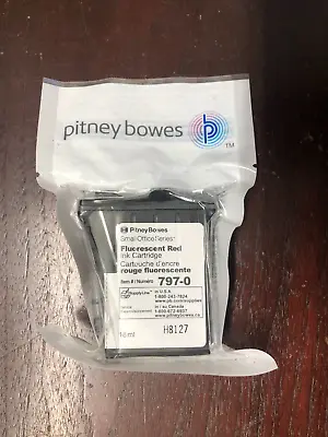 £38.69 • Buy Pitney Bowes 797-0 Fluorescent Red Ink Cartridge K700 - Genuine Sealed - Japan.