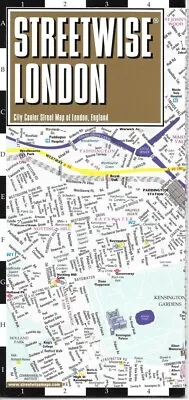 Map Of London England By Streetwise • $5.95