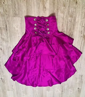 Purple Steampunk Corset Skirt • £70