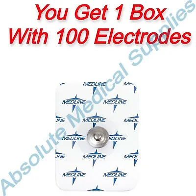 *100-Pieces* Medline MEDGel ECG Electrode General Monitoring Foam MDSM611505 • $14.99