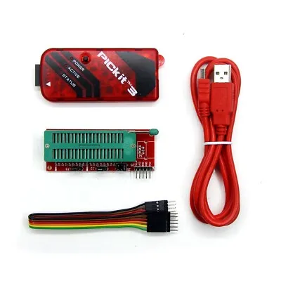 PICKIT3 PIC KIT3 PICKIT 3 Programmer Offline Microcontroller Chip Adapter Seat. • $45.99