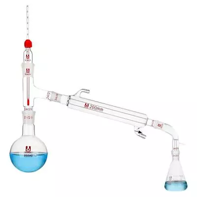 Lab Glassware Set 250ml-1000ml: Atmospheric Distillation Kit Lab Supply • $119.59