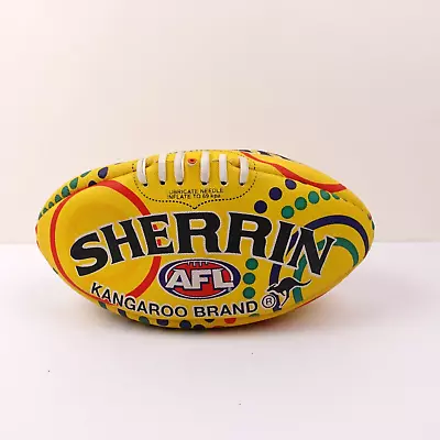 AFL Indiginous Sherrin Kangaroo Brand Football Like New • $25
