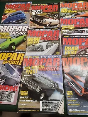 Mopar Muscle Magazines From 2005   (9)  In The Lot. • $20.50