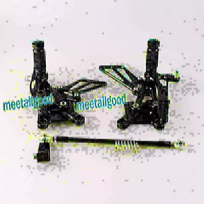 CNC Rearset Rear Set Foot Pegs For Honda CBR600F4i 2001 2002 2003 2004 Black • $115.29