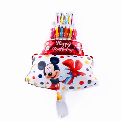 Mickey Minnie Mouse Balloons Cake Foil Balloons Kids Birthday Party Decoration • $5.89