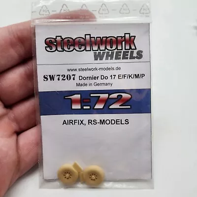 1/72 Steelwork Dornier Do 17 Wheels Replacements Airfix & RS-Model Kits Sw7207 • $12.95