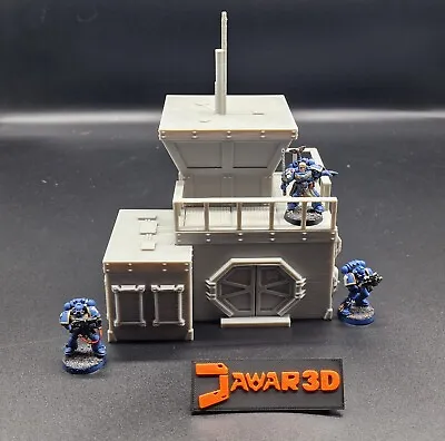 Sci-Fi Outpost For Warhammer 40k 28mm Scenery Terrain Wargaming Tabletop • £14.99