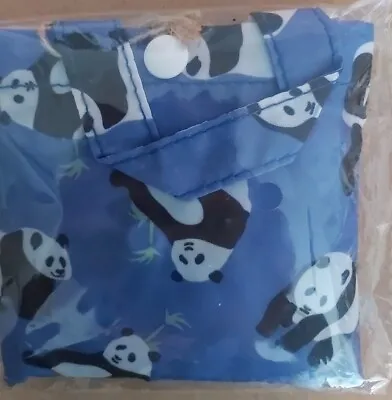 SHOPPING BAG PANDA Recycled Reusable Folding   BNWT SEALED PACKET  • £2.75