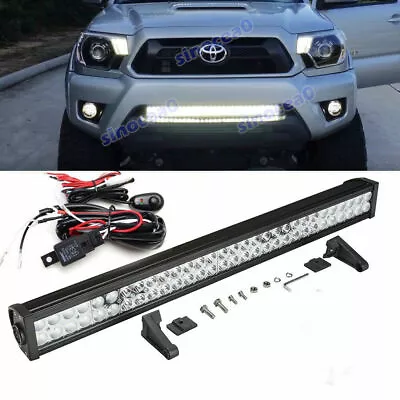 Lower Bumper 32  180W LED Light Bar Fit 2005-2015 TOYOTA Tacoma Off Road Lamp • $54.99