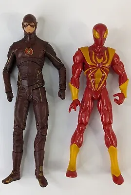 The Flash DC Multiverse & Marvel Ultimate Spiderman Action Figures • £14.99