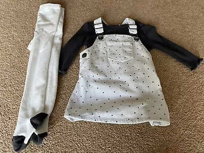 £1 • Buy Girls Dress, Top And Tights Outfit Age 0-3 Months