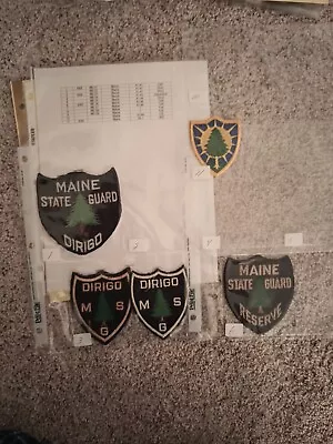 Maine State Guard Patch Lot • $69.99