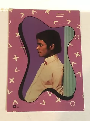 Michael Jackson Trading Card Sticker 1984 #12 • $2.25