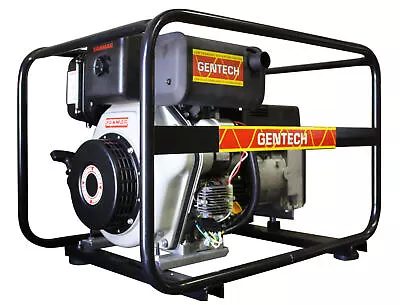 Gentech 6.8 KVA Yanmar Powered Diesel Generator With E-Start • $7042