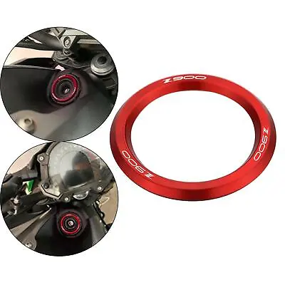 Ignition Key Hole Cover For Kawasaki Z900   Decoration Cover Red • £10.56