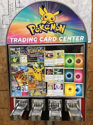 $1.25 Vends Themed Pokemon Card Vending Machine 4 Column Trading Card Center • $448