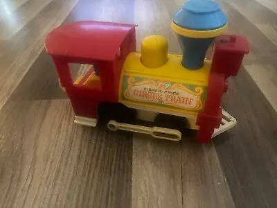 Vintage Fisher Price Little People Train Engine W/working Sounds • $18.99