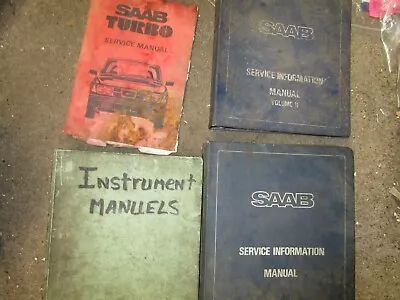 Saab 99 900 Vintage Service Letter Recall Workshop Manual Lot 1972-1985 Rare Lot • $85