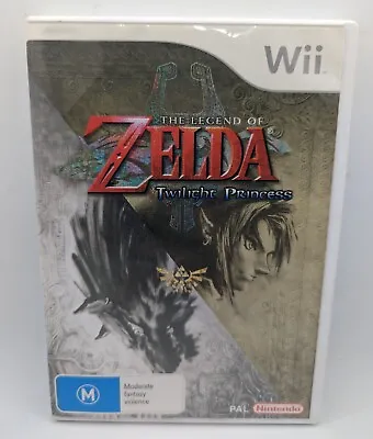 The Legend Of Zelda Twilight Princess Nintendo Wii  PAL Complete With Manual • $25