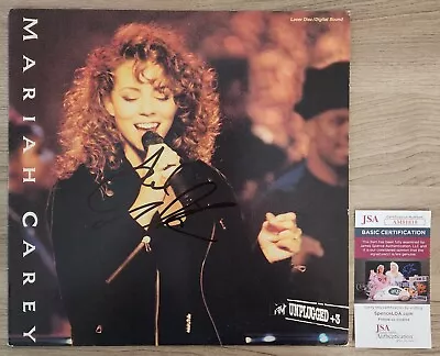 Mariah Carey Signed MTV Unplugged Laserdisc Movie Beautiful LEGEND JSA • $314.99