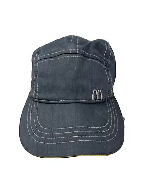 McDonalds Employee Hat Cap Grey Strapback • $4.49