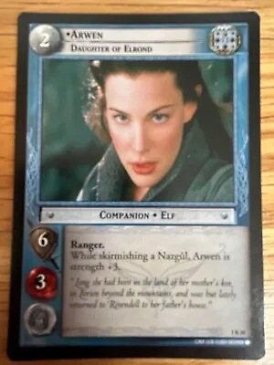 Lord Of The Rings (lotr) Tcg Ccg: Rare Card: Arwen - Daughter Of Elrond 1r30 • £6