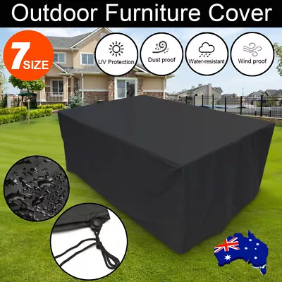 Outdoor Furniture Cover UV Waterproof Garden Patio Table Chair Shelter Protector • $14.99