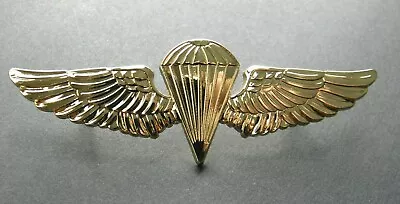 Marines Paratrooper Basic Jump Gold Colored Wings Pin Badge 2.75 Para • $7.94