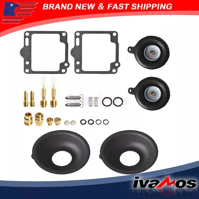 Fit For Yamaha XV 750 Virago 1988-1997 Carburetor Repair Kit Diaphragm Vacuum • $15.25