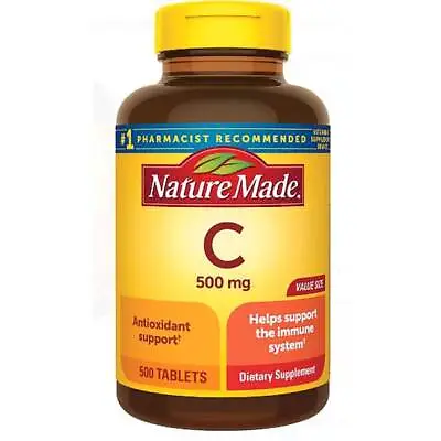 Nature Made Vitamin C 500 Mg 500 Tabs • $28.93