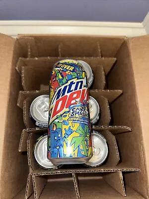 Mountain Dew Cake Smash - Pack Of 6 Full 16 Oz Cans And Promotion Poster Mtn Dew • $95