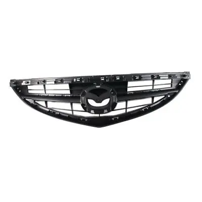 New Front Grille Black Shell And Insert W/Emblem Provision For 2009-2013 Mazda 6 • $32.98