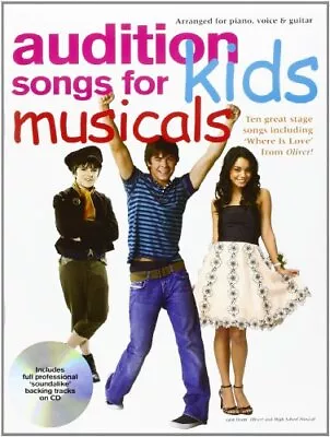 Audition Songs For Kids Musicals Pvg Book/Cd By Various Book The Cheap Fast Free • £7.10