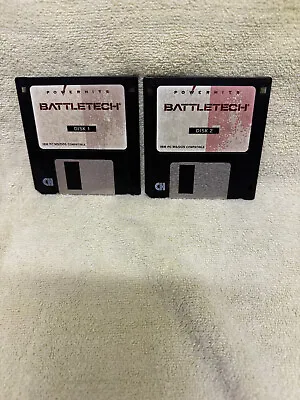 BattleTech 1999 PC Game On Floppy Disks - USED Condition!!! • $39.99