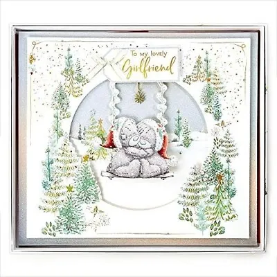Me To You Bear Lovely Girlfriend Luxury Giant Boxed Christmas Card 12  X 14  • £11.99