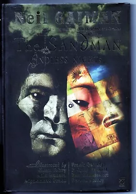 Titan DC Signed Gaiman Sandman Endless Nights Hardcover Graphic Novel Rare Comic • £79.99