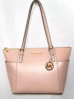 Michael Kors Jet Set EW Top Zip Leather Tote - $228 • $117.59