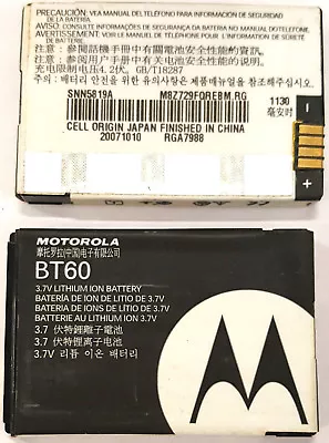 OEM Battery BT60 For Motorola C290 I880 Ic902 Q V190 V195 V197 I580 Z6m A1200 • $5.61