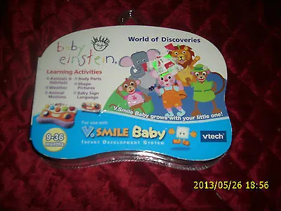 $7.99 • Buy V Smile Baby Vtech Baby Einstein World Of Discoveries
