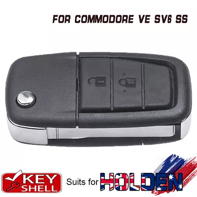 Replacement Flip Rmote Key Shell Fob For Holden Commodore VE Ute Wagon 2006-2013 • $18.90