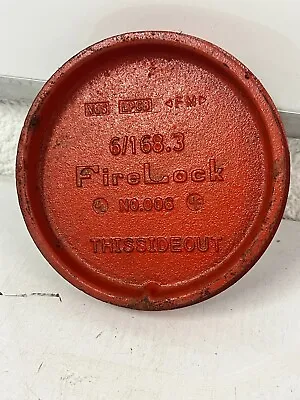 Victaulic 6  Firelock Style 006 Ductile Iron Cap Grooved 365 PSI  F060006P00 • $29.69