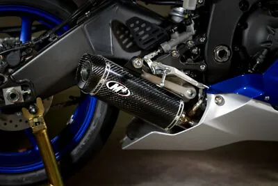 Carbon Fiber & Stainless Full Exhaust M4 YA6974 For 06-20 Yamaha R6 • $1099